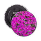 Little Pink Azaleas Floral Button Flesopener (Voorkant)