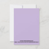 Little Pink Ballerina Cute Original Dance Art Notitiekaartje (Achterkant)