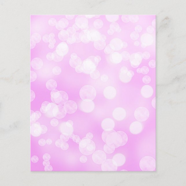 Little Pink Bokeh Lights-scrapbook (Voorkant)