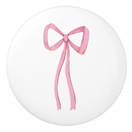 Little Pink Bow Darling Keramische Knop