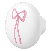 Little Pink Bow Darling Keramische Knop (Rechts)