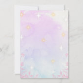 Little Pink Butterfly - Girls' Birthday Kaart (Achterkant)