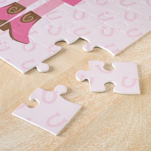 Little Pink Cowgirl Legpuzzel (Zijkant)
