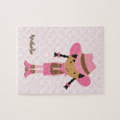 Little Pink Cowgirl Legpuzzel (Horizontaal)