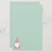 Little Pink Gnome Briefpapier (Voorkant / Achterkant)