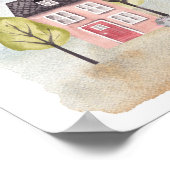 Little Pink House Poster (Hoek)