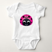 Little Pink Ladybug Romper (Voorkant)