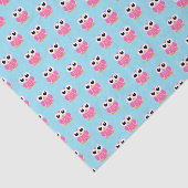 "Little Pink Owl" Tissuepapier (Detail)