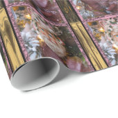 Little Pink Santa Gala 30 x 6' Cadeaupapier (Rol Hoek)