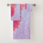  Little Pink Seahorse Bad Handdoek (Insitu)