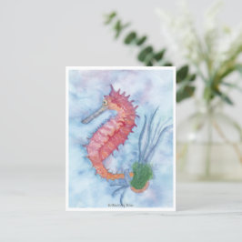 Little Pink Seahorse Briefkaart