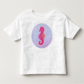 Little Pink Seahorse Kinder Shirts (Voorkant)