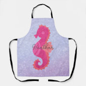  Little Pink Seahorse Schort (Voorkant)
