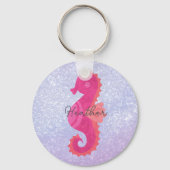 Little Pink Seahorse Sleutelhanger (Achterkant)