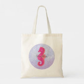  Little Pink Seahorse Tote Bag (Achterkant)