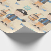 Little Pirate Boy Cadeaupapier (Hoek)