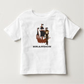 Little Pirate gepersonaliseerd T-shirt (Voorkant)
