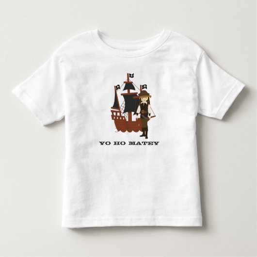 Little Pirate gepersonaliseerd T-shirt (Voorkant)