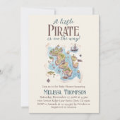 Little Pirate Nautical Het is Boy Baby shower Kaart (Voorkant)
