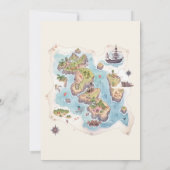 Little Pirate Nautical Het is Boy Baby shower Kaart (Achterkant)