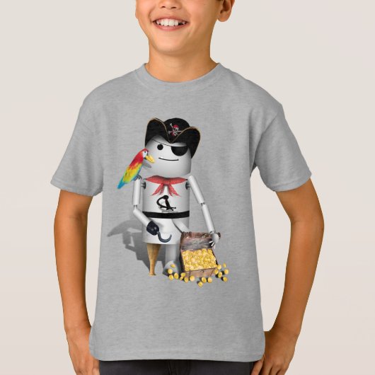Little Pirate Robo-x9 T-shirt (Voorkant)