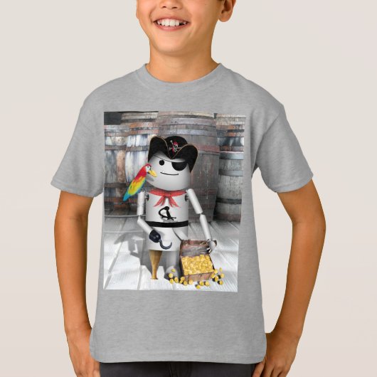 Little Pirate Robo-x9 T-shirt (Voorkant)