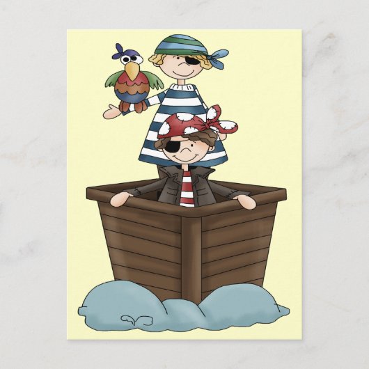 Little Pirates Briefkaart (Voorkant)