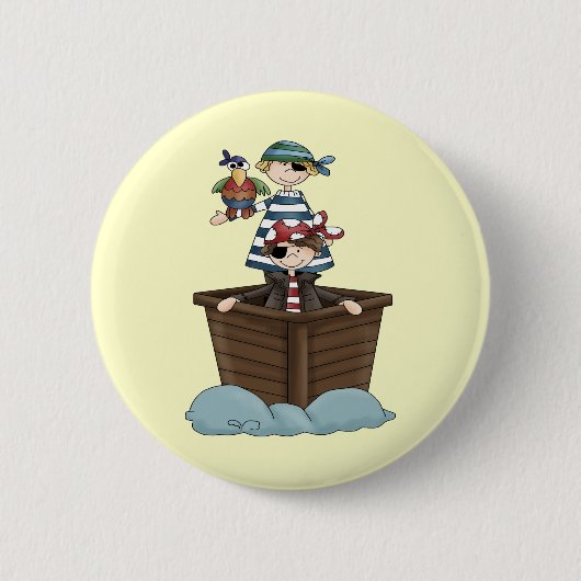 Little Pirates Ronde Button 5,7 Cm (Voorkant)