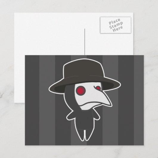 Little Plague Doctor Briefkaart (Voorkant / Achterkant)