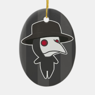 Little Plague Doctor Keramisch Ornament