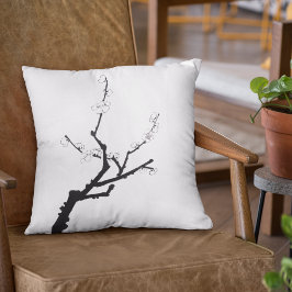 Little Plum Blossom Twig Sierkussen