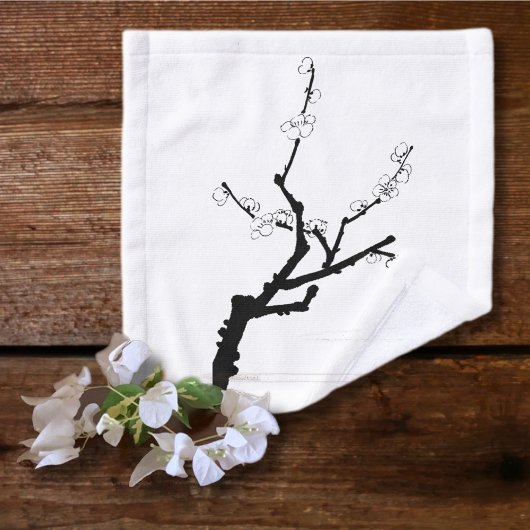 Little Plum Blossom Twig Washandje