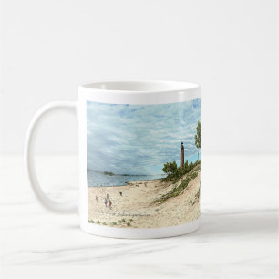 Little Point Sable Lighthouse Michigan Coffee Mok
