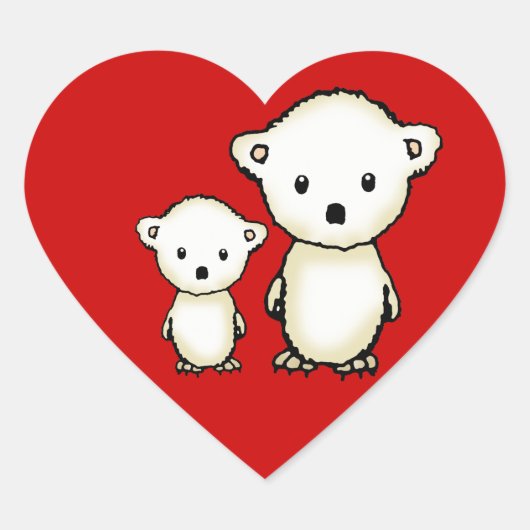 Little Polar Bears Stickers (Voorkant)