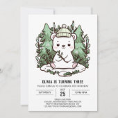  Little Polar Beer Digitale Verjaardag Kaart (Voorkant)