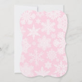 Little Polar Beer Winter Birthday Party Invite Kaart (Achterkant)