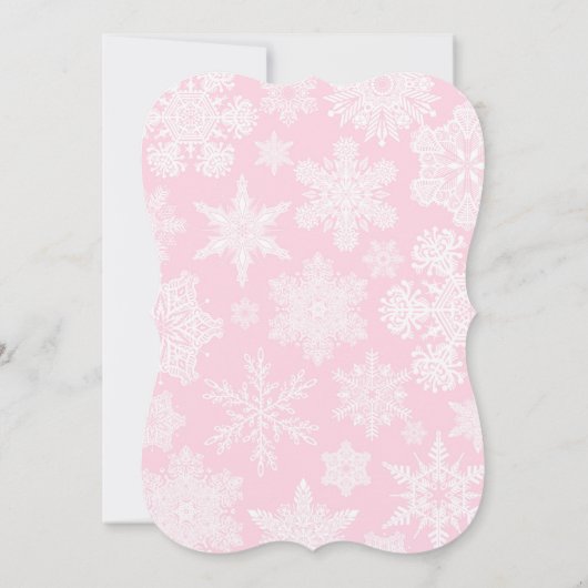 Little Polar Beer Winter Birthday Party Invite Kaart (Achterkant)