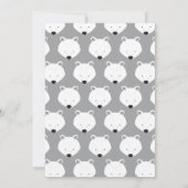 Little Polar Beer Wonderful One 1st Birthday Invit Kaart (Achterkant)