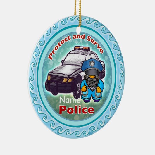 Little Police Cop ornament (Rechts)