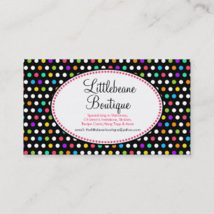 Little Polka Dots Business Calling Cards Visitekaartje