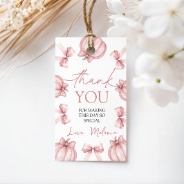 Little Pompoen Favor Tag Cadeaulabel