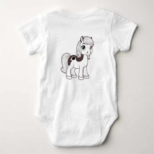 Little Pony Baby Bodysuit (Achterkant)