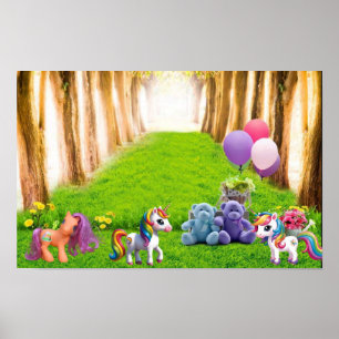 Little Pony en Eenhoorns Poster