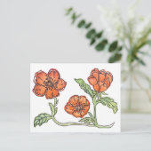 Little Poppy-postkaart Briefkaart (Staand voorkant)