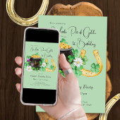 Little Pot of Gold Ierse Shamrock Verjaardagsfeest Kaart