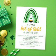 Little Pot of Gold St. Patrick's Day Baby shower