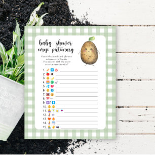 Little Potato - baby shower emoji pictionary spel