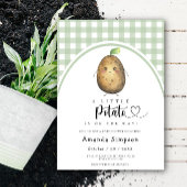 Little Potato Baby shower Invitation Kaart