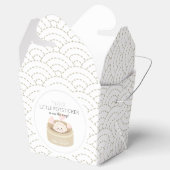 Little Potsticker White Baby shower Favor Box Bedankdoosjes (Geopend)
