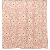 Little Powder Pink Flowers Douchegordijn (Voorkant)